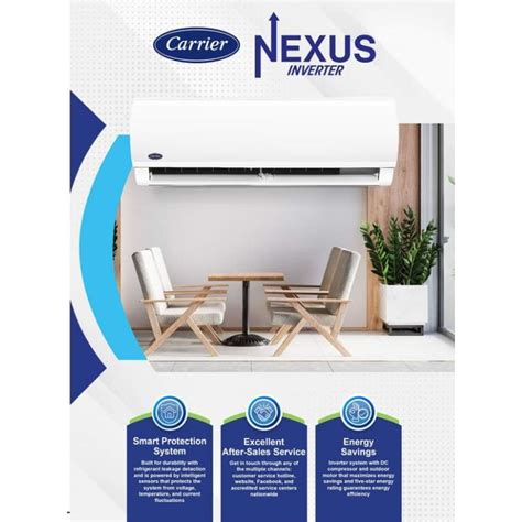 CARRIER NEXUS 2023 MODEL 1HP TO 2HP SPLIT .